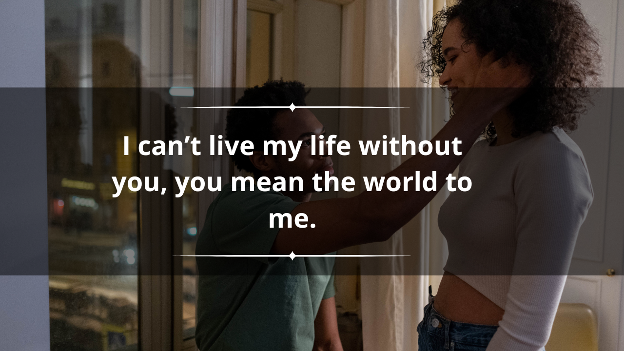 I cant live without you quote