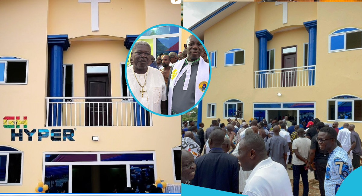 Opanyin Kwame Wadie builds a church for the people of Kwahu