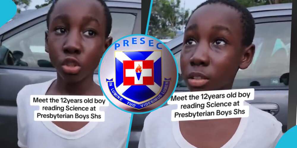 Smart 12-year-old PRESEC boy