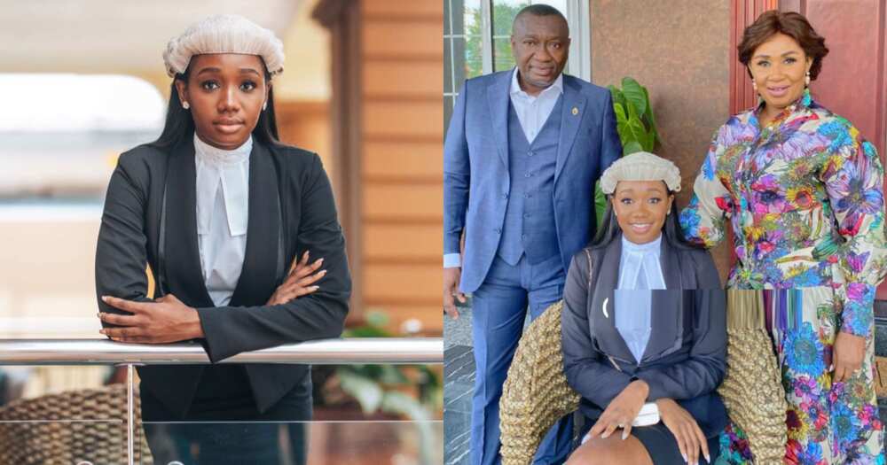 Mandy Ofori Sarpong: Special Ice's daughter called to the bar; Kennedy Osei shares photo