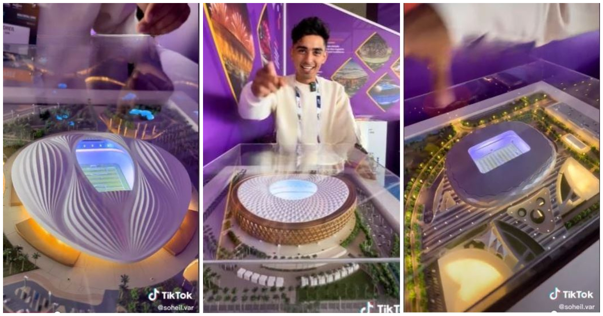 TikToker shares video showing miniature replicas of all the stadia at the Qatar World Cup