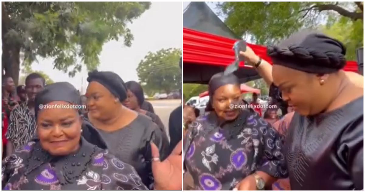 Abrewa Mafia causes a scene at Baba Spirit's funeral, throws lots of money around, video drops
