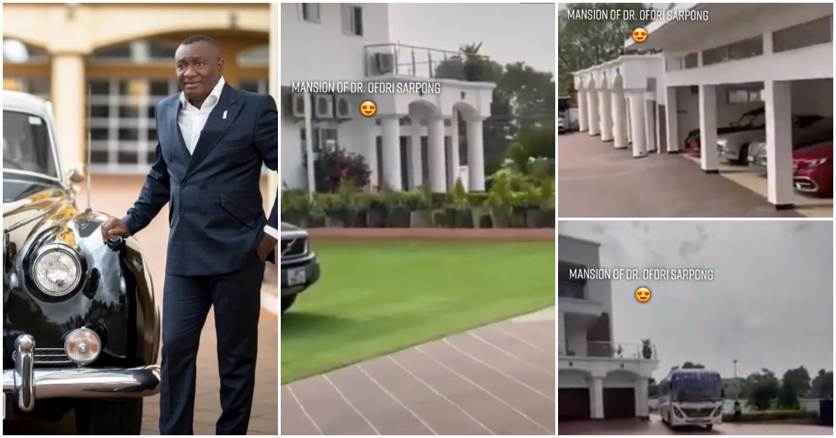 Dr Ernest Ofori Sarpong: Video Of Special Ice CEO'S Plush Mansion With Over 10 Luxury Cars Pops Up