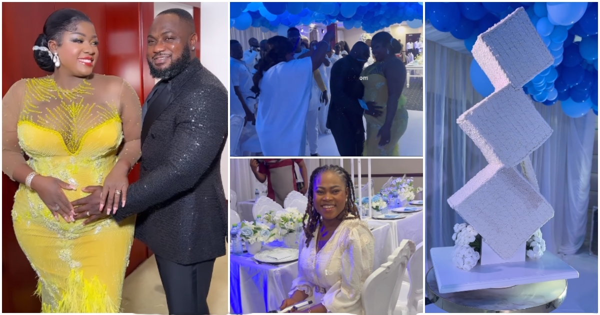 Tracey Boakye's baby christening: Mercy Asiedu, Joyce Blessing, others grace plush dinner party of actress in videos