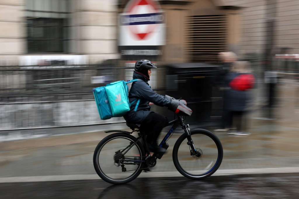Delivery riders and drivers are striking for better pay in Britain