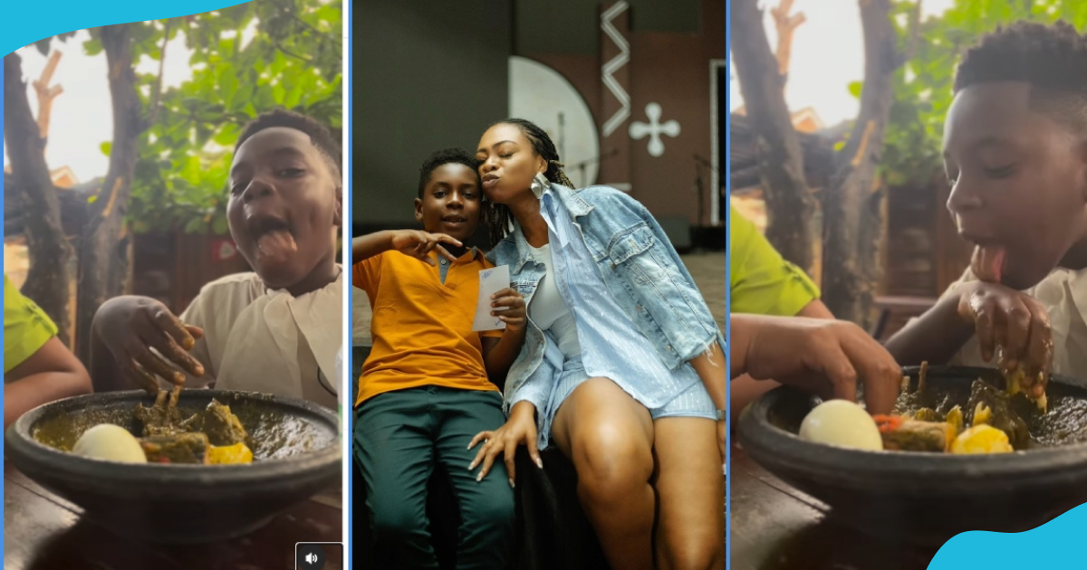 Michy feeds Majesty Akple in video, he asks for burger after
