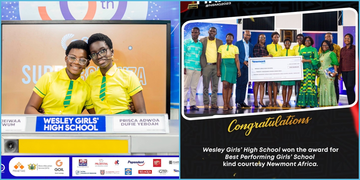 Wesley Girls’ High School awarded GH¢20,000 at 2023 National Science and Math Quiz