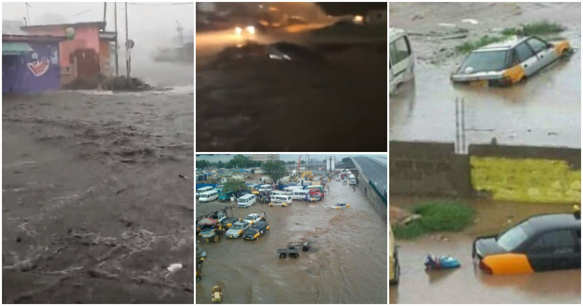 Scenes from the Accra floods