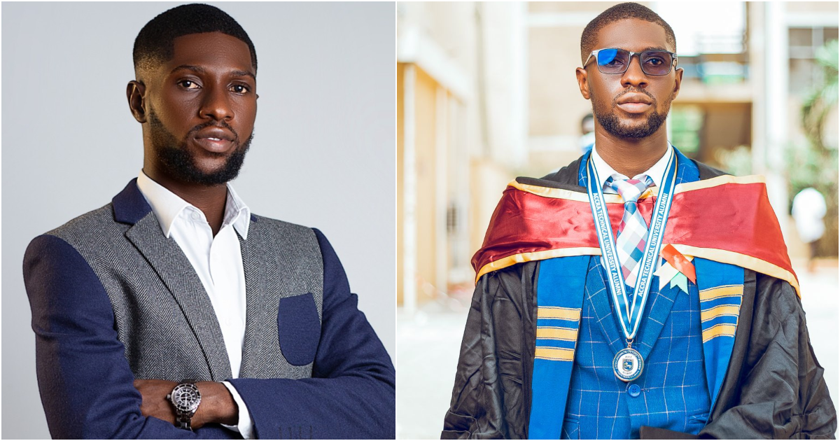 Young man graduates with first class in engineering