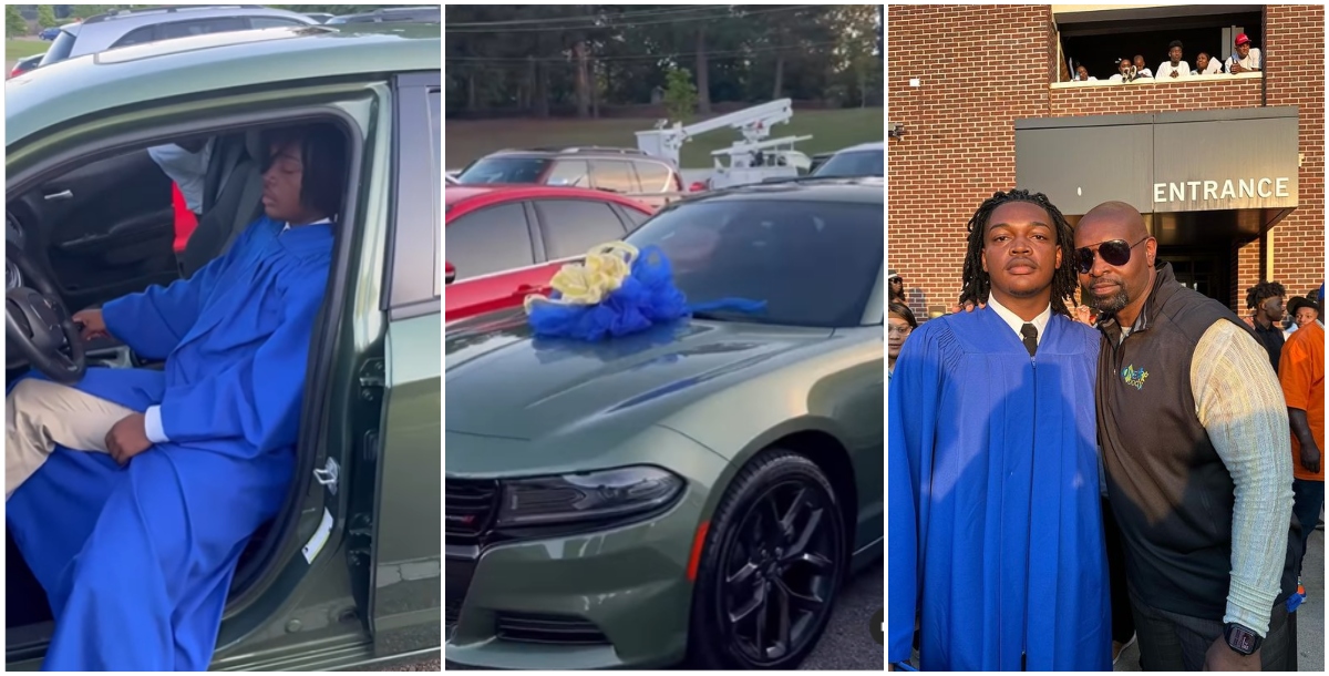 Jamael Johnson receives car as graduation gift