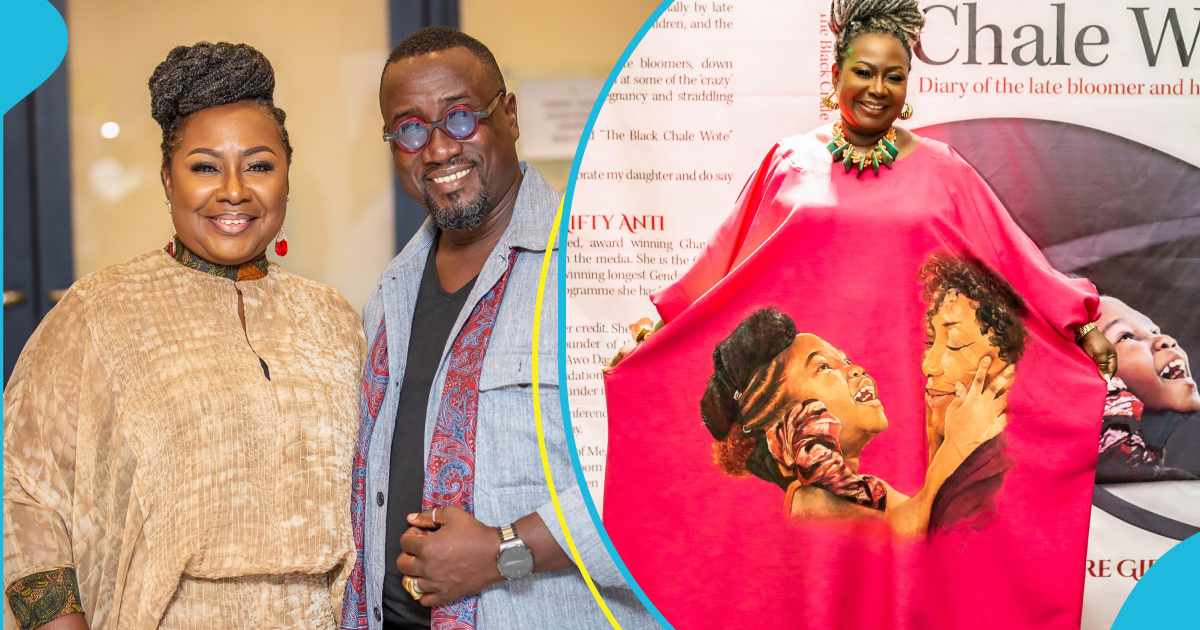 Gifty Anti's husband details benefits of marrying her, video warms Hearts