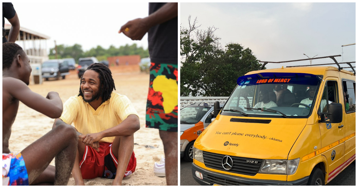 American Rapper, Kendrick Lamar In Ghana. Photo Source: @Spotify
