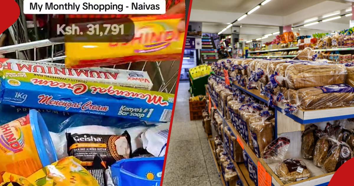 KSh 31k shopping at Naivas supermarket.