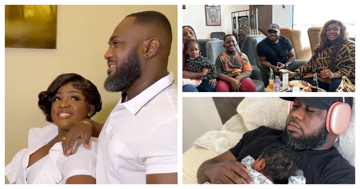 Tracey Boakye celebrates husband with compelling video of him bottle-feeding his child
