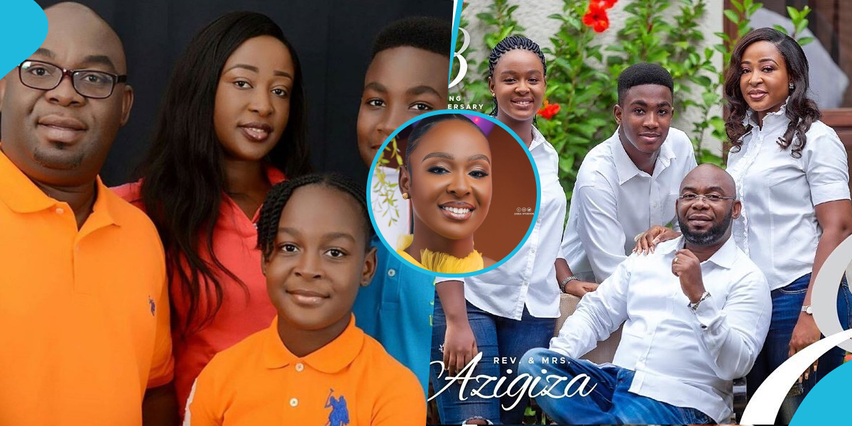Reverend Victor Kpapko Addo, famed Azigiza Jnr and his family