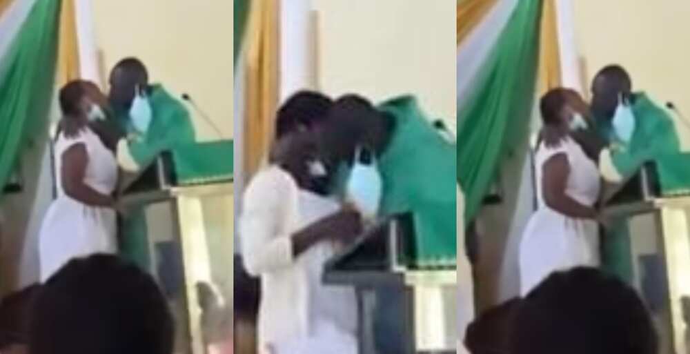 Video of a Catholic Church Father Giving Holy Kiss on Lips of Secondary School Girls Goes Viral