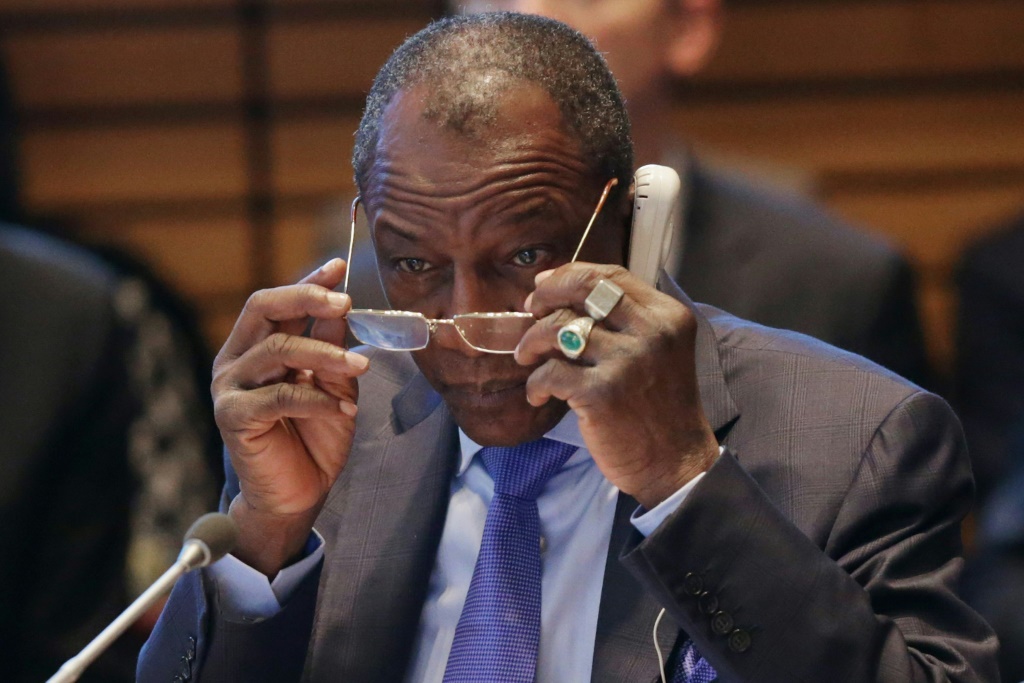 Former Guinean president Alpha Conde was overthrown in a September 2021 military coup