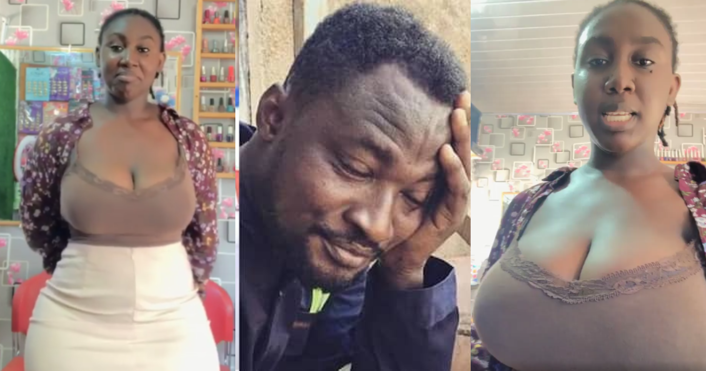 Funny Face's babymama started dating another man while she was 8 months pregnant for comedian, details drop in video