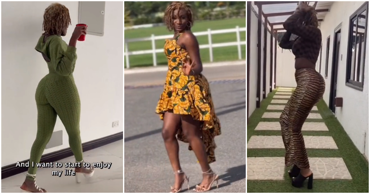 Wendy Shay: Curvy singer shows off her legs and massive hips as she dances in TikTok videos, fans drool