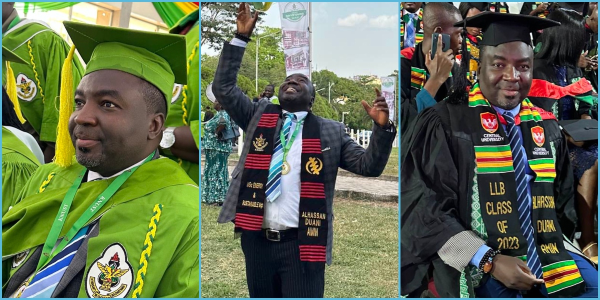 Ghanaian Man Conquers Academic Heights With Back-To-Back Master's And Law Degrees