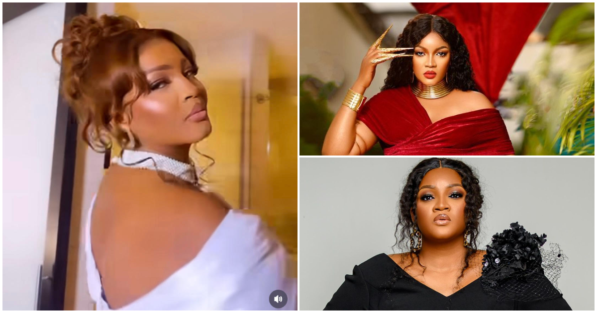 Omotola Jalade-Ekeinde looks classy in curly hairstyles.
