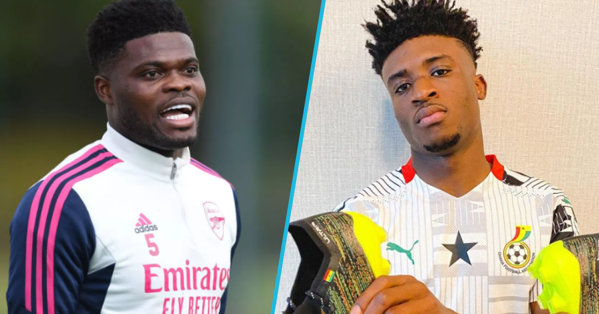 Photos of Thomas Partey and Mohammed Kudus.