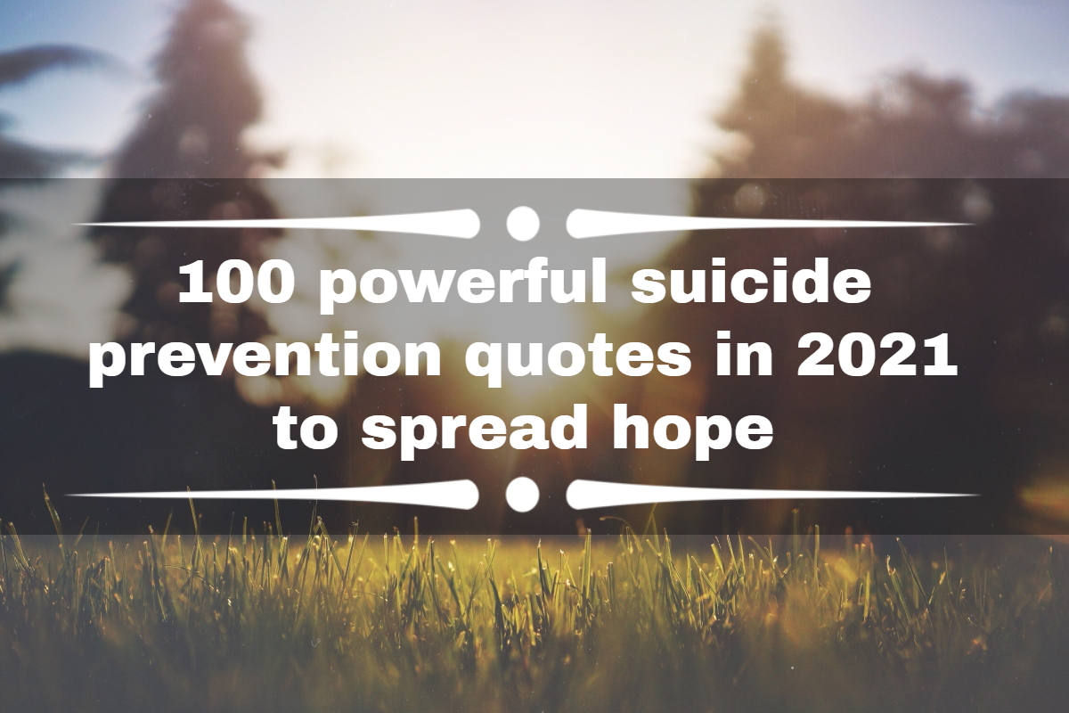 suicide prevention quotes