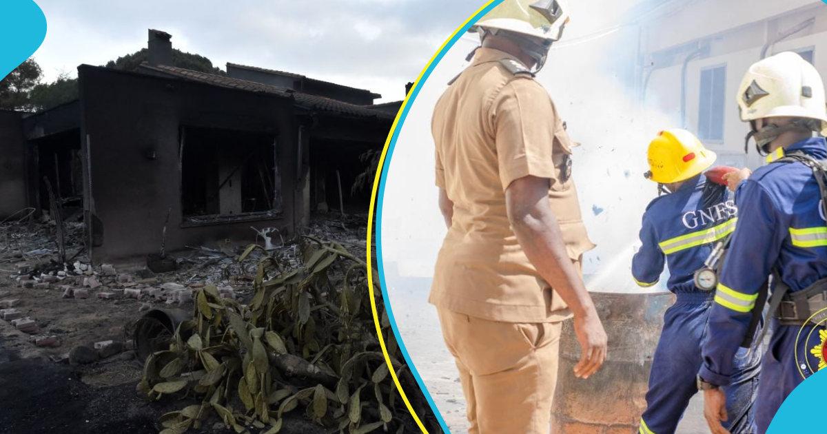 Fire Guts Compound House In Oforikrom