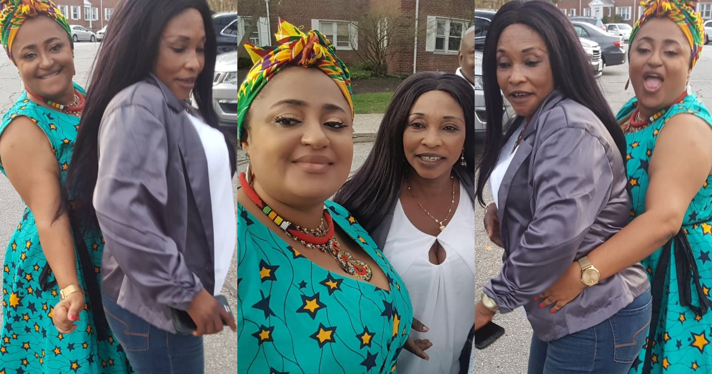 Kumawood actresses Kyeiwaa and Matilda Asare dance to Kuami Eugene's Wish Me Well at wedding in the US (video)