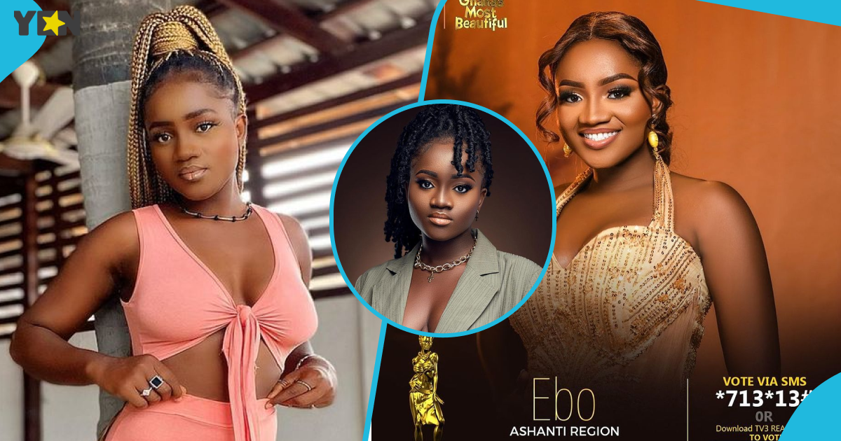 Ghana's Most Beautiful 2023: 3 times Ashanti Region's Ebo nearly broke the internet with her braless photos