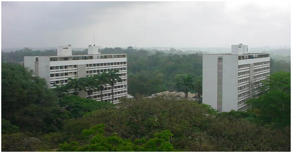 Unity Hall's twin towers were designed by Prof. John Owusu Addo