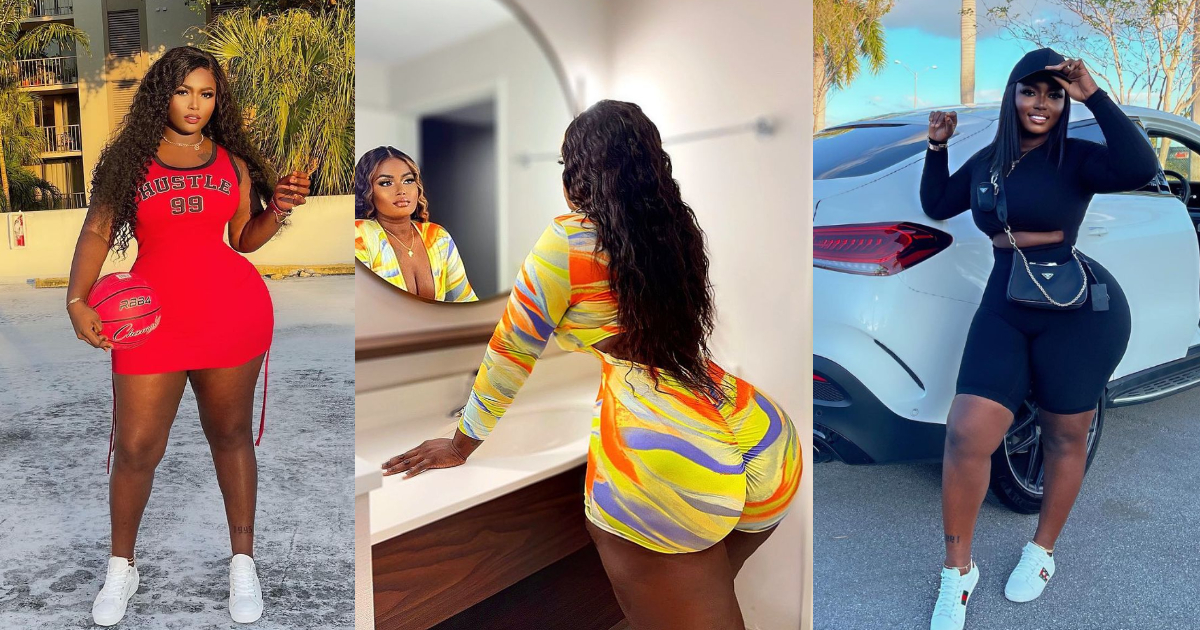 Selina Denva: Pretty Ghanaian model drops 1st photos in 2022; shows flashy lifestyle