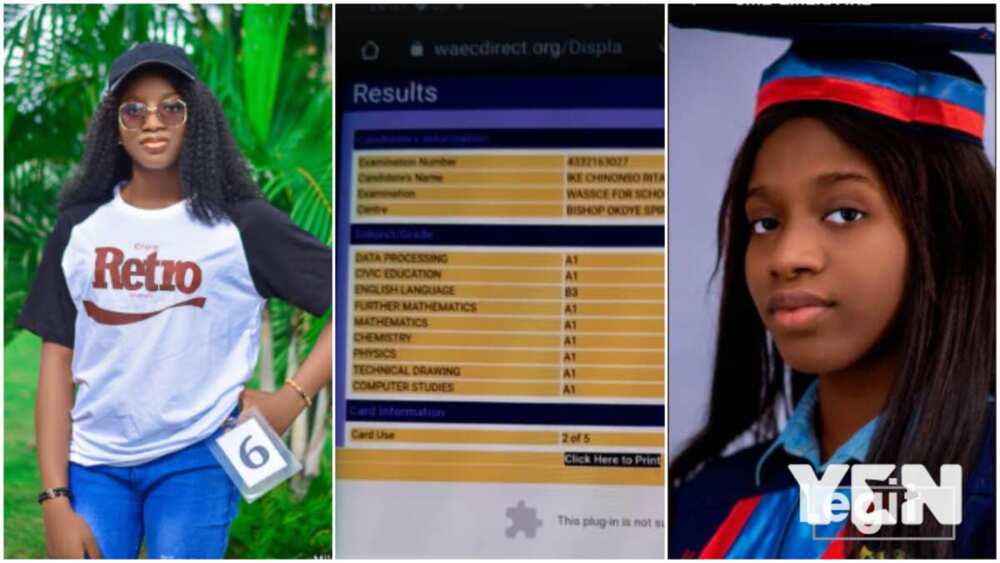 2023 WAEC result/Nigerian teen performed well.