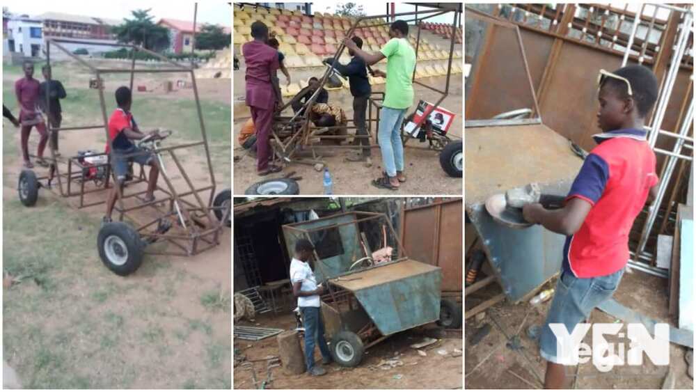 Building cars in Nigeria/Nigerian youths showed off their creativity