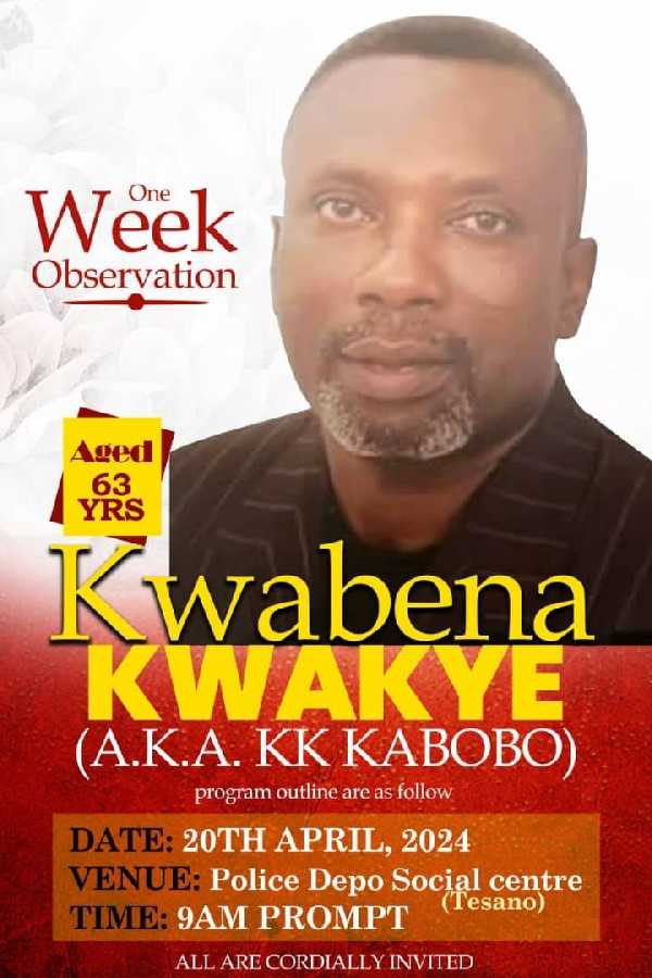 Kabobo one-week
