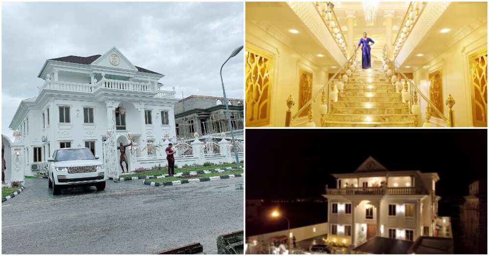 Lady gifts herself a palatial 7-bedroom mansion to celebrate turning 35 (photos, videos)
