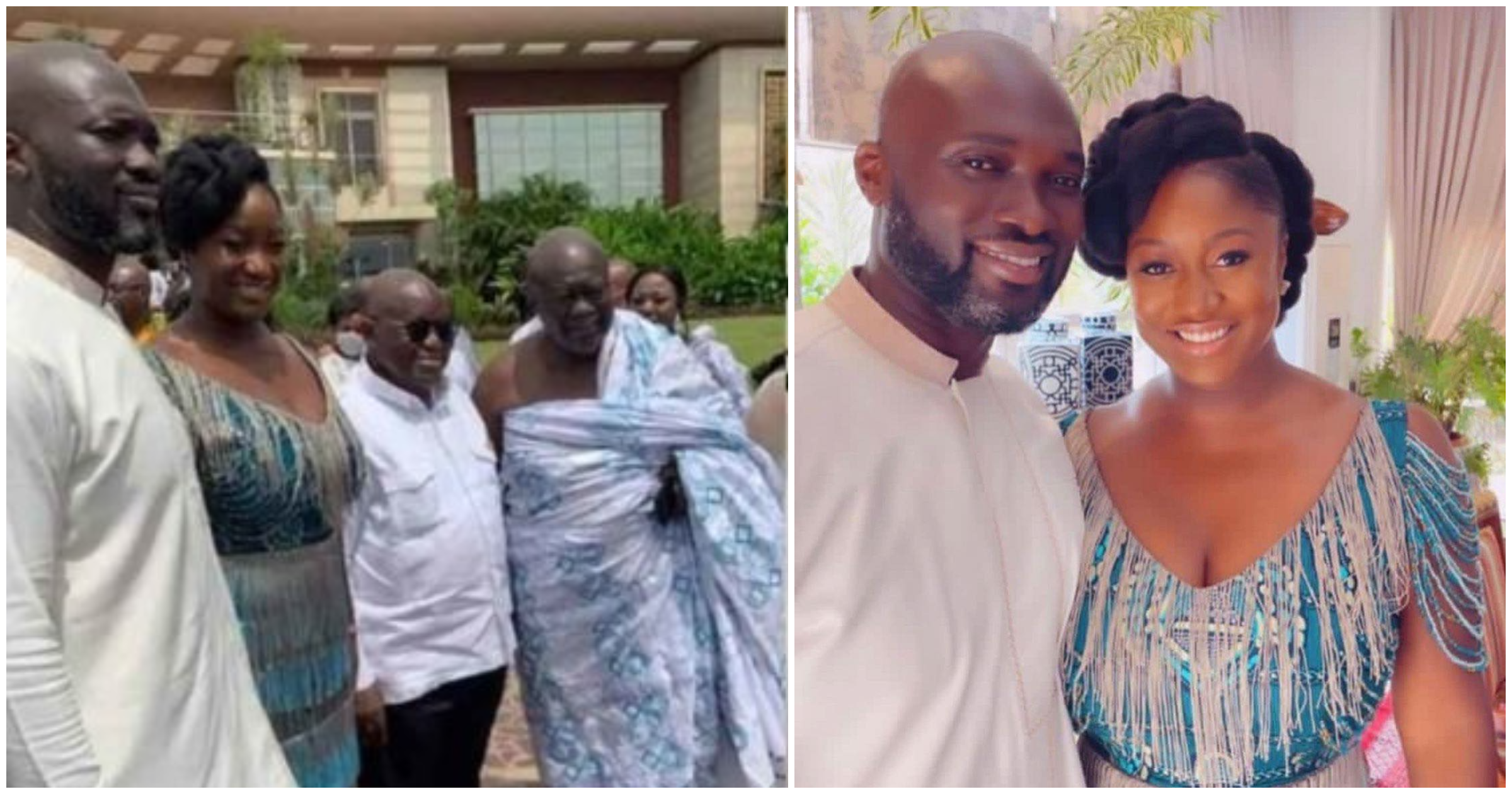 Akufo-Addo's daughter and Kofi Jumah's son to tie the knot on Saturday, exclusive details of the private wedding pop up in video