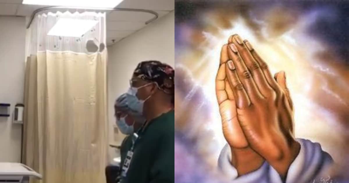 Nurses sing gospel song to calm scared patient before surgery
