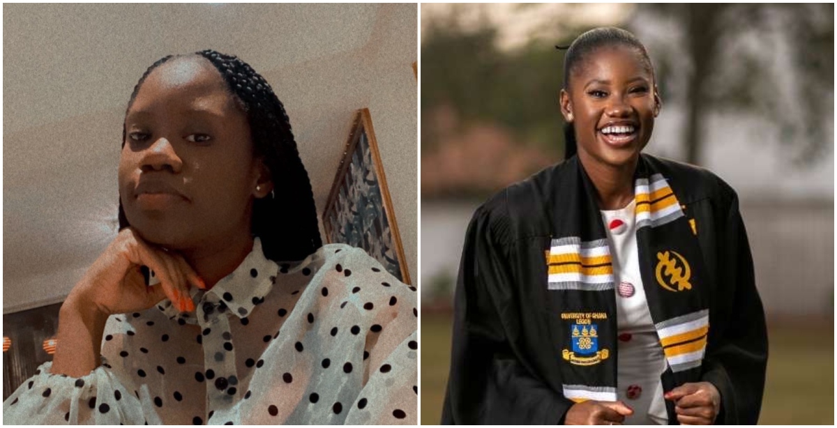 Matilda Naa a Young lady who Bagged 2 Degrees from 2 Universities in 5 Years