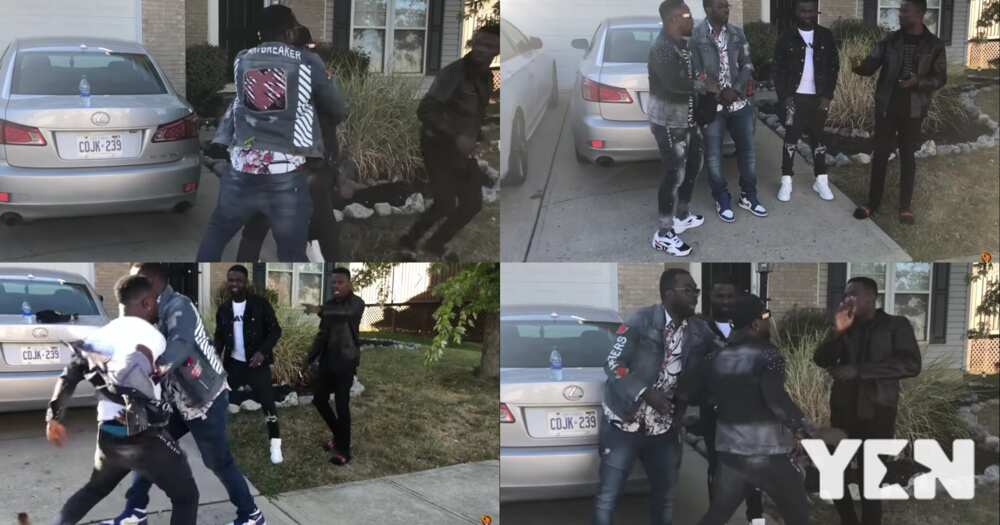 Kwaku Manu and Archipalago captured fighting in the US in a new video
