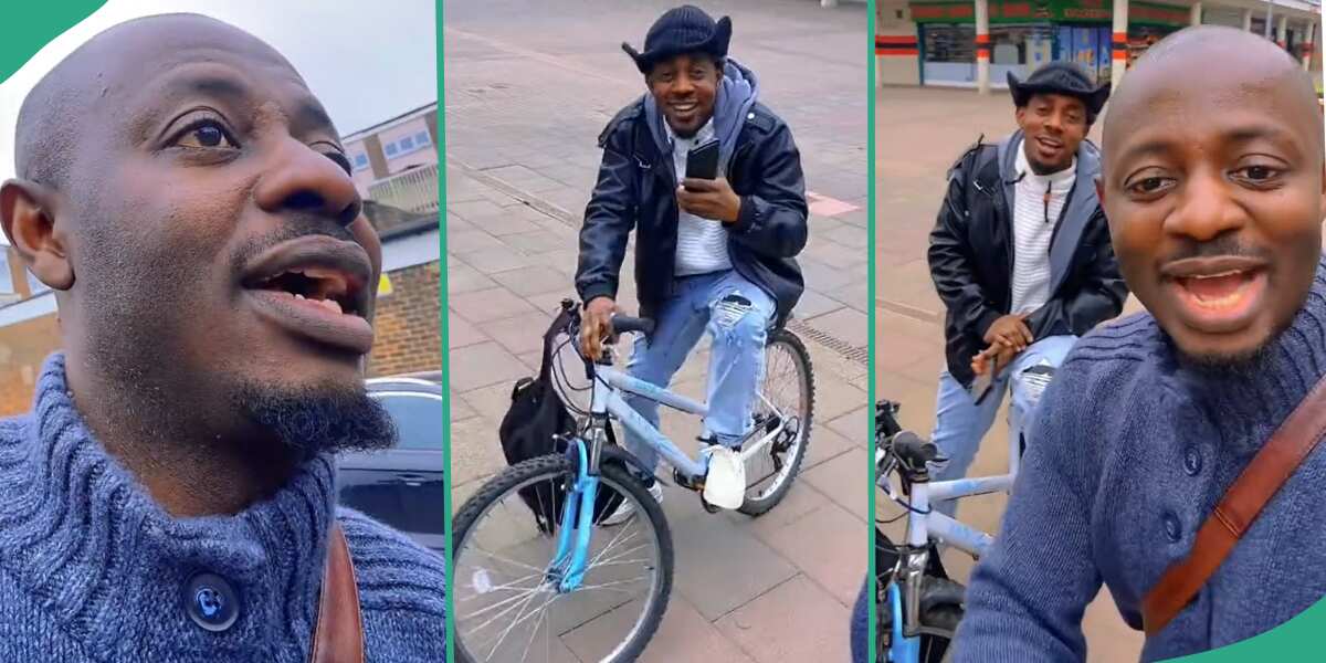 Wealthy man who had 2 cars back home rides bicycle to work after relocating abroad