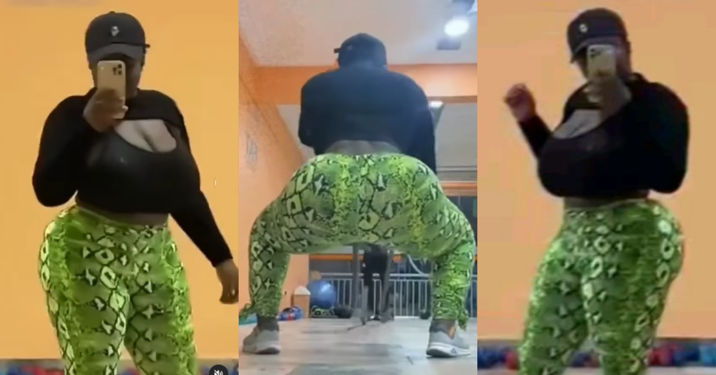 Kumawood actress Maame Serwaa starts 2022 with a bang as she drops hot video from her gym session