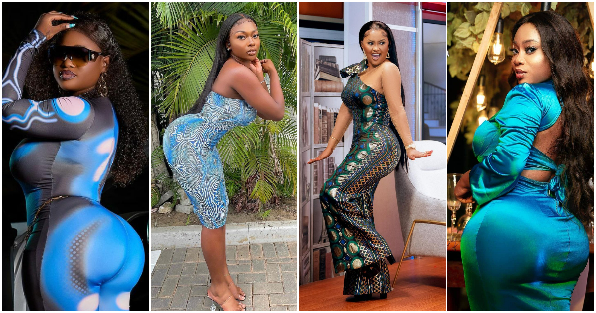 Body soronko: Nana Ama McBrown, Sista Afia, Fantana and other Ghanaian celebrities who have enhanced their backside and waistline with cosmetic surgery