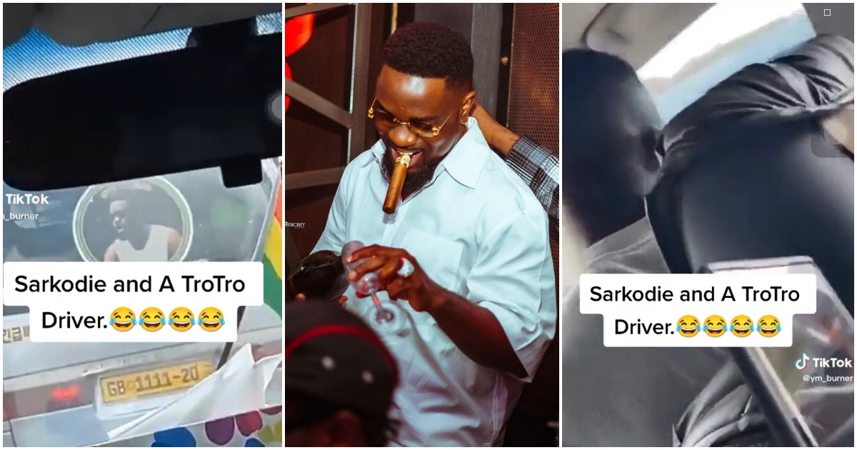 Sarkodie Spots His Image On The Back Of A Bus
