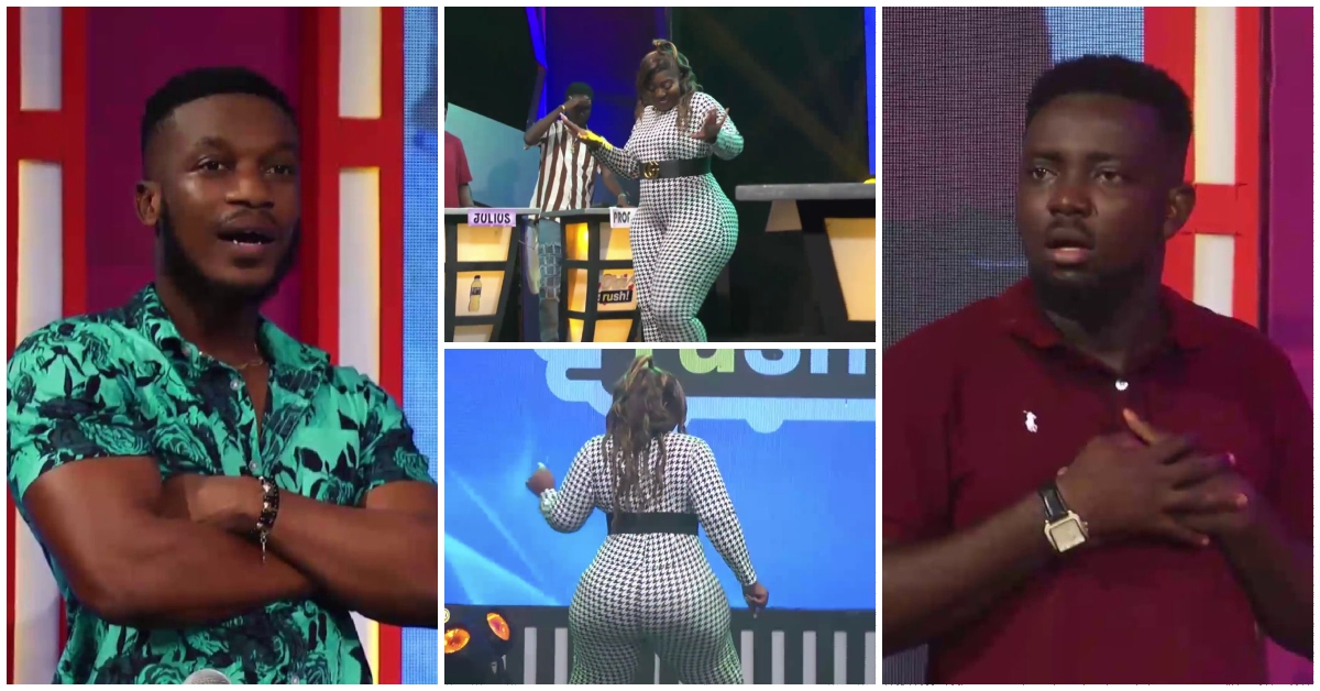 Video shows moment male contestants were left in awe on Date Rush when plus-size model hit the stage