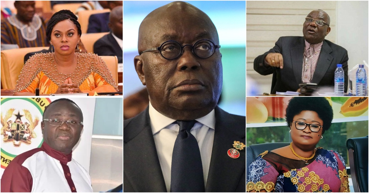 13 government appointees Akufo-Addo has sacked since 2017
