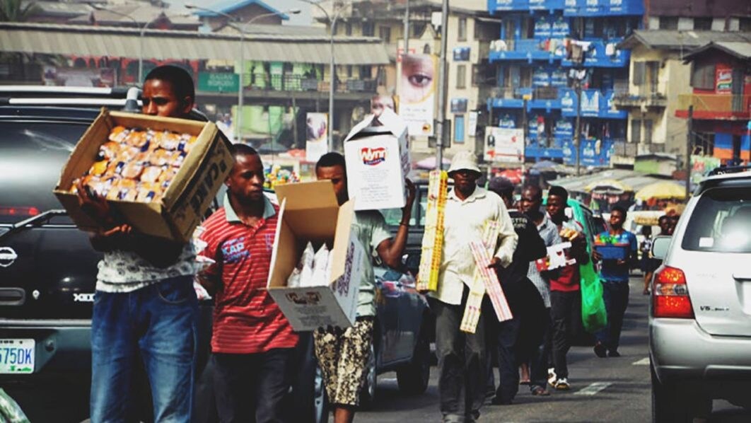 Chinedu Okorafor: Lagos hawker who sells sausage in traffic makes N1 million monthly