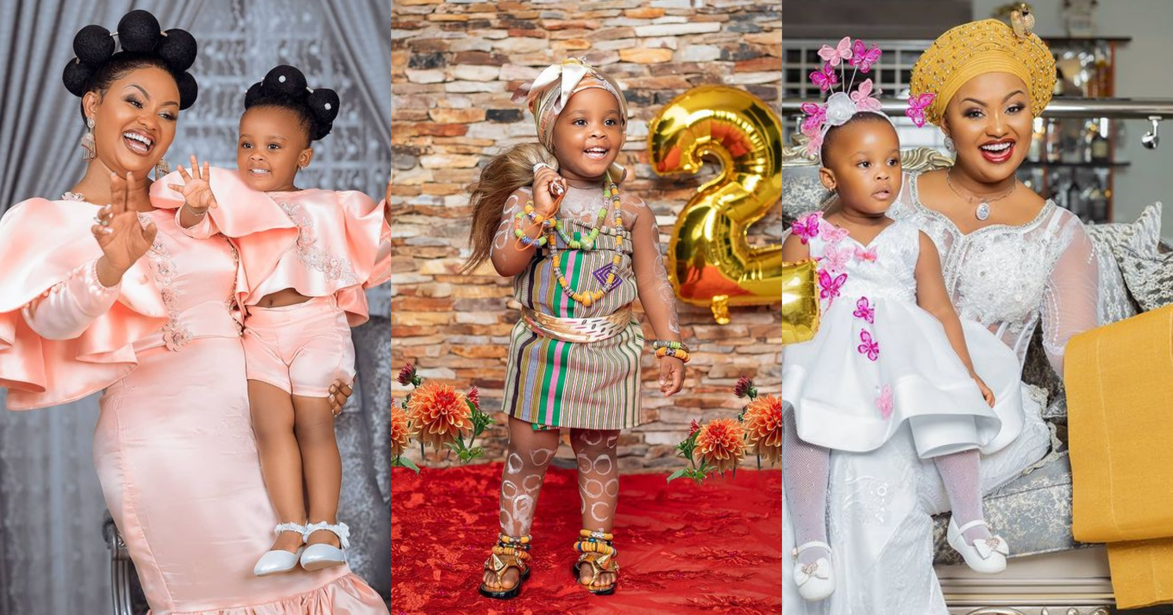 Baby Maxin: McBrown's Daughter Rocks Bikini; Parties By A Pool On Her 2nd Birthday (Photos)