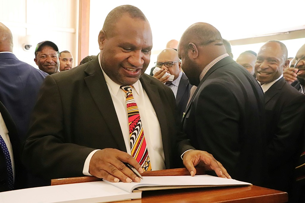 Papua New Guinea's Prime Minister James Marape has called for people to be "free to vote safely"