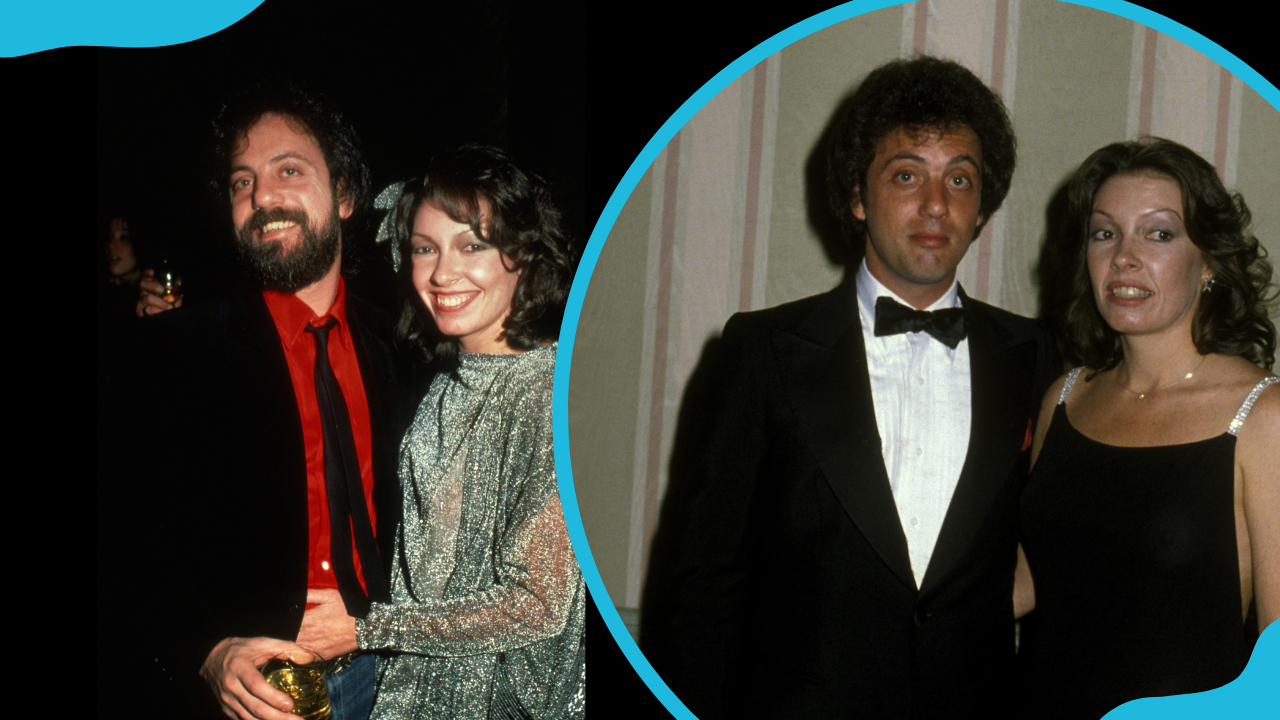 Billy Joel and ex-wife Elizabeth Ann Weber at separate events